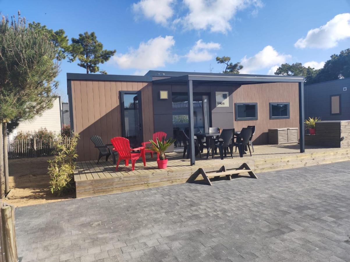 Joli Chalet Pour 6, Residence Avec Piscine La Parée Preneau Exterior foto
