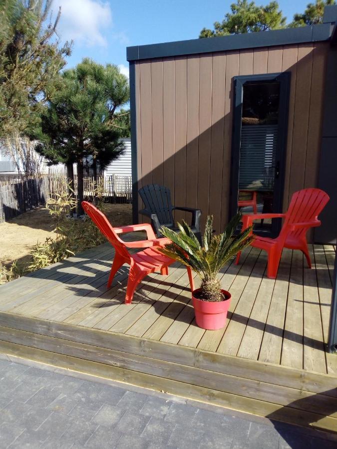 Joli Chalet Pour 6, Residence Avec Piscine La Parée Preneau Exterior foto