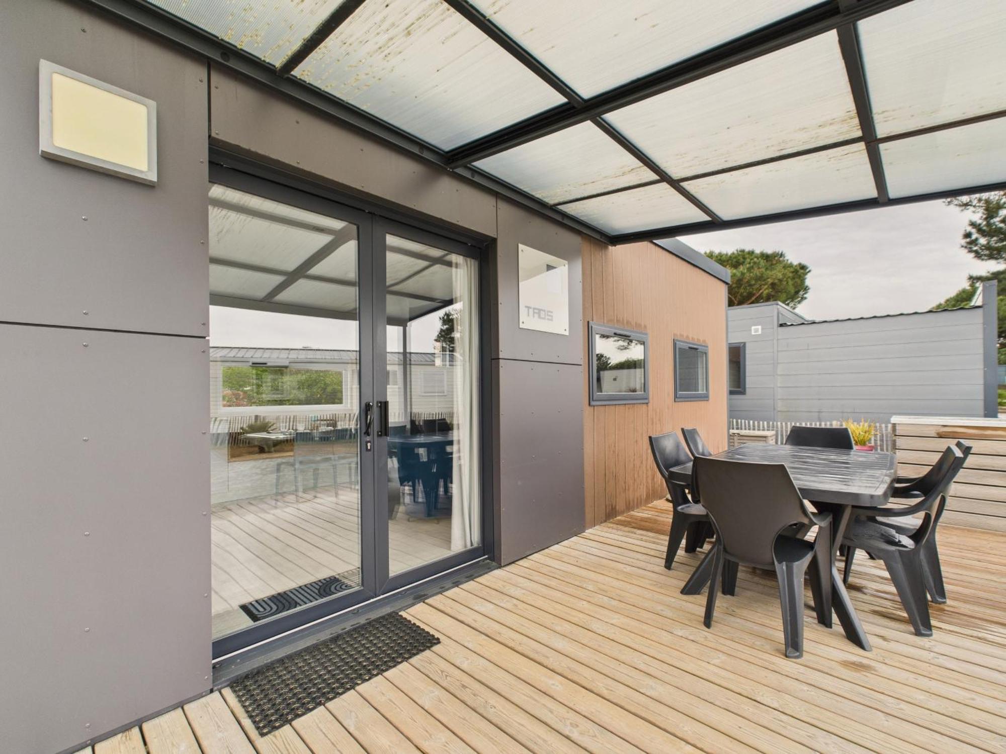 Joli Chalet Pour 6, Residence Avec Piscine La Parée Preneau Exterior foto